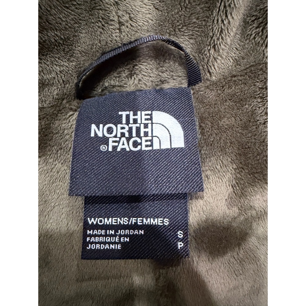 The North Face Womens Shelbe Raschel Parka Olive Green Softshell Jacket Size S - Picture 7 of 11